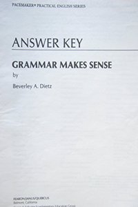 Grammar Makes Sense Tg 1987c