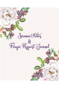 Sermon Notes & Prayer Request Journal