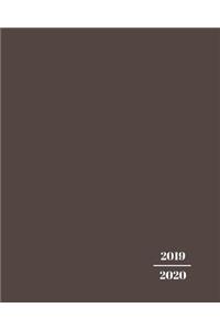 Brown Teacher Planner 2019-2020