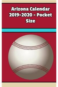 Arizona Calendar 2019-2020 - Pocket Size
