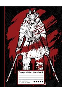 Samurai Warlord Composition Notebook