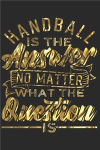 Handball Notizbuch