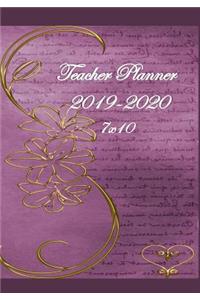 Teacher Planner 2019 - 2020 - 7 X 10