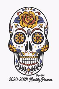 2020-2024 Sugar Skull Monthly Planner 8x11