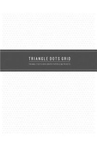 Triangle Dots Grid Graph Paper 5 cm Tridots