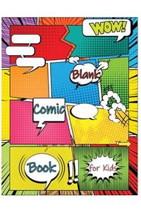 Blank Comic Book for Kids