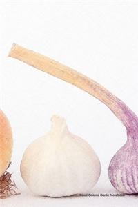 Food Onions Garlic Notebook