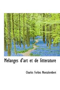 M Langes D'Art Et de Litt Rature