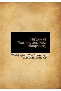 History of Washington, New Hampshire,