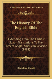The History Of The English Bible