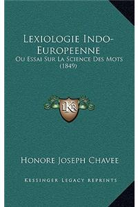 Lexiologie Indo-Europeenne