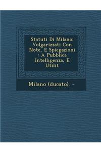 Statuti Di Milano