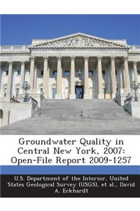 Groundwater Quality in Central New York, 2007