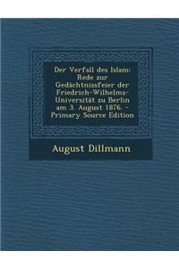 Der Verfall Des Islam