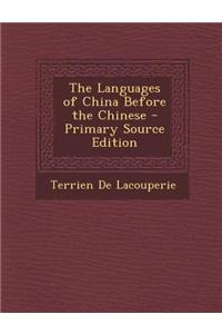 The Languages of China Before the Chinese