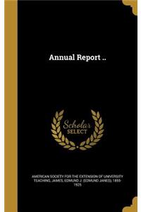 Annual Report ..