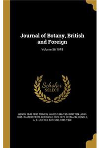 Journal of Botany, British and Foreign; Volume 56 1918
