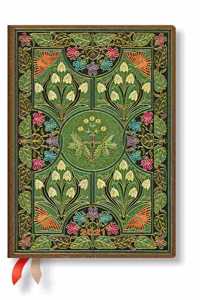 Poetry in Bloom (Poetry in Bloom) Mini Horizontal 12-month Dayplanner 2021 (Elastic Band Closure)