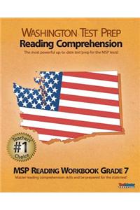 Washington Test Prep Reading Comprehension Msp Reading Workbook Grade 7