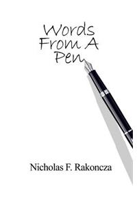 Words From A Pen