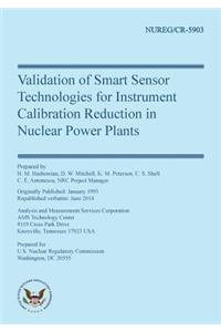 Validation of Smart Sensor Technologies for Instrument Calibration Reduction in