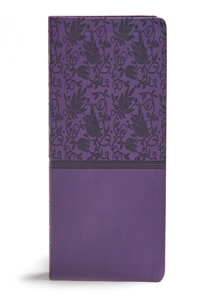 KJV Giant Print Reference Bible, Purple Leathertouch