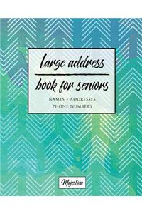 Large Address Book For Seniors