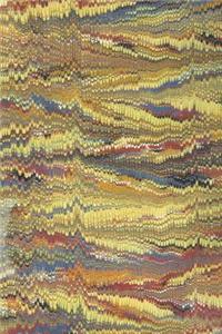 Old World Journal Abstract Design Marbleized