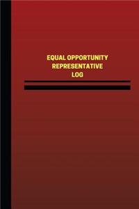 Equal Opportunity Representative Log (Logbook, Journal - 124 pages, 6 x 9 inches