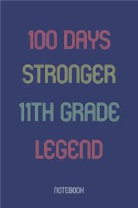 100 Days Stronger 11th Grade Legend