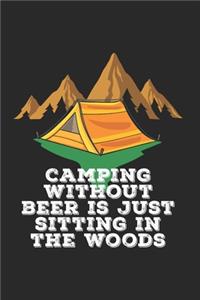 Bier Camping Notizbuch