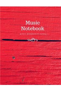 Blank Sheet Music Notebook