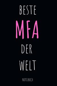 Beste MFA der Welt Notizbuch