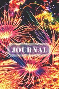 Pretty Pink & Purple Anemone Sea Pretty Journal for Daily Thoughts Notebook Cute Diary for Women & Girls