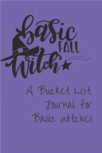 Basic Witch Bucket List Journal
