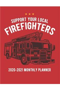Support Your Local Firefighters 2020-2021 Monthly Planner