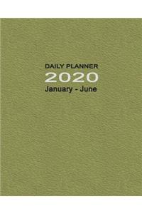 Daily Planner 2020 January-June