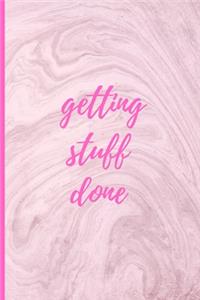 Getting stuff done