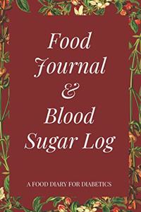 Food Journal & Blood Sugar Log a Food Diary for Diabetics