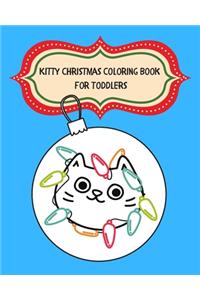 Kitty Christmas Coloring Book for Toddlers