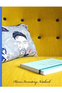 Yellow Couch with Pillow and Journal