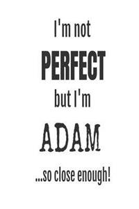I'm Not Perfect But I'm Adam... So Close Enough!