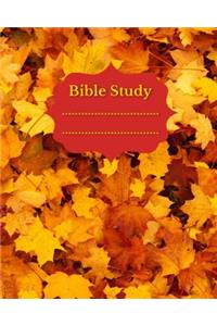 Autumn Bible Study Notebook