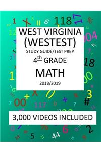 4th Grade WEST VIRGINIA WESTEST TEST, 2019 MATH, Test Prep
