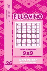 Sudoku Fillomino - 200 Easy Puzzles 9x9 (Volume 26)