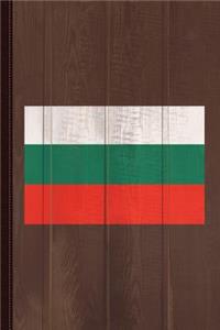 Bulgaria Flag Journal Notebook
