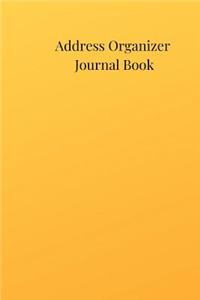 Address Organizer Journal Book