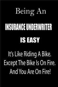 Being an Insurance Underwriter Is Easy
