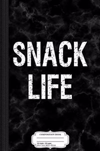 Snack Life Composition Notebook