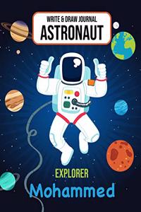 Write & Draw Astronaut Explorer Mohammed
